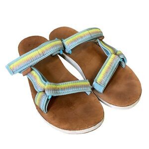 Teva Universal Slide Sandal Womens Sz 6 Hook and Loop Closure Hiking Casual